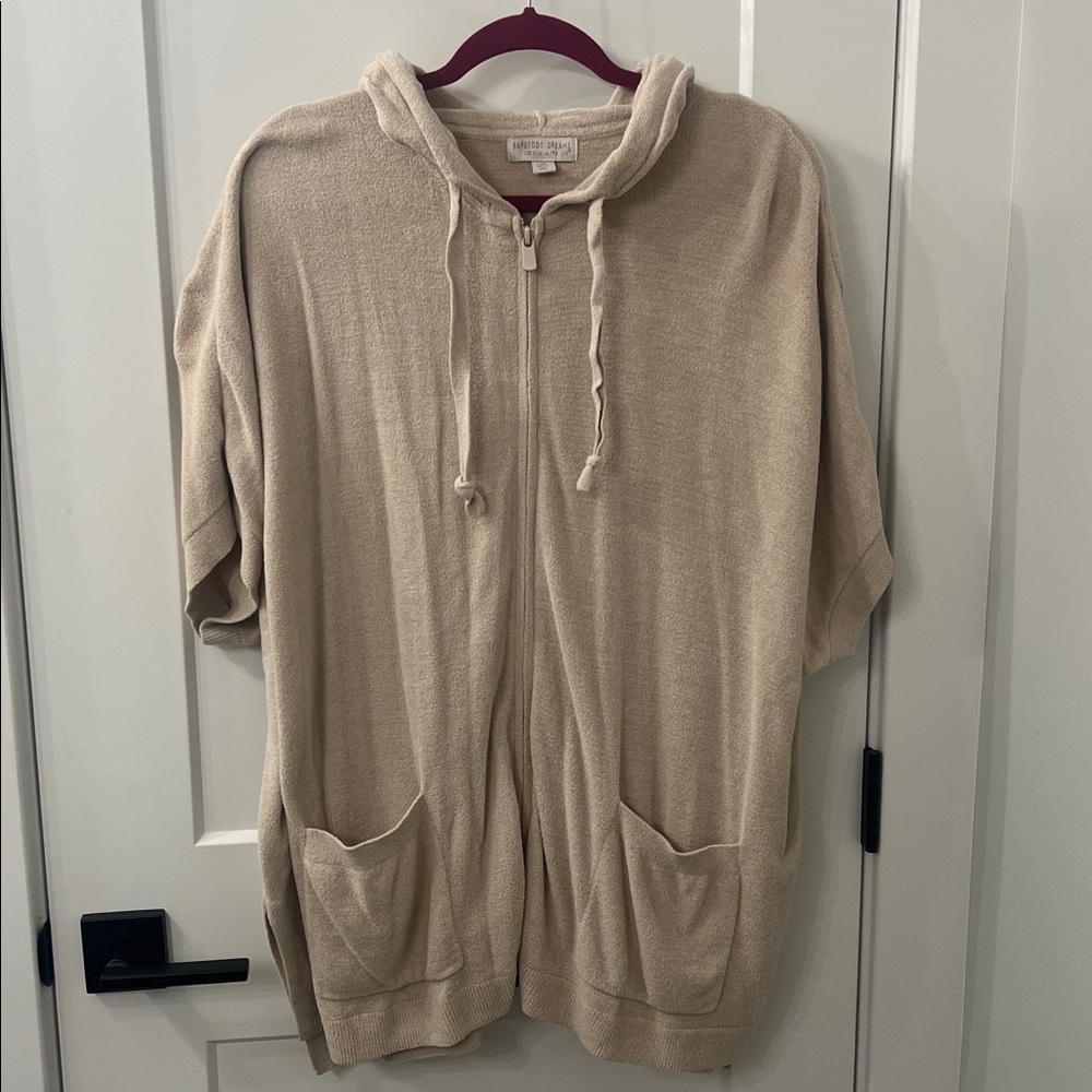 Barefoot Dreams Cozy Beige Cardigan